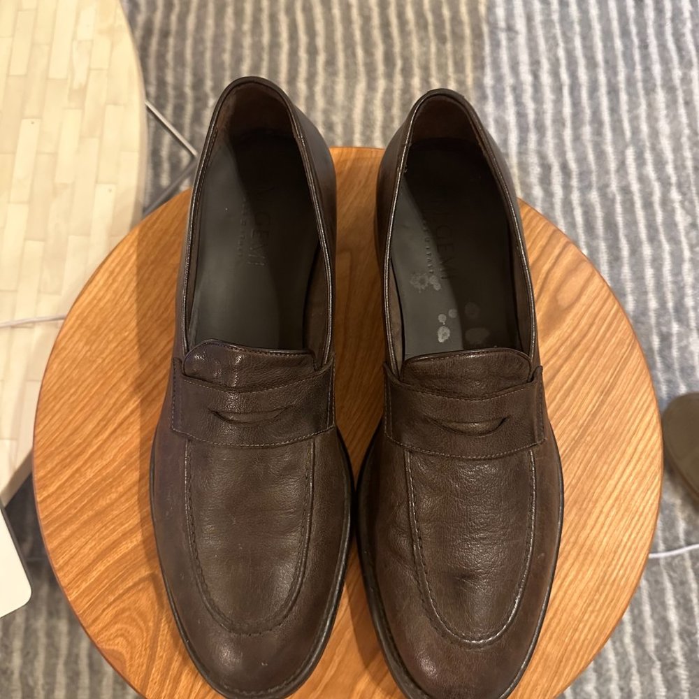 M. Gemi Brown Leather Loafer - Gem display picture 2